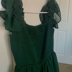 Forest Green Summer Dress